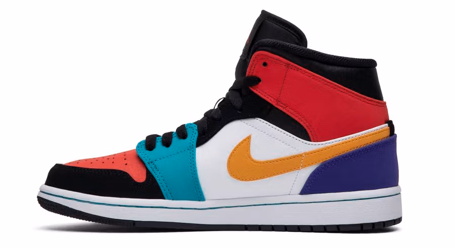 Jordan 1 Mid Bred Multi-Color - Image 3