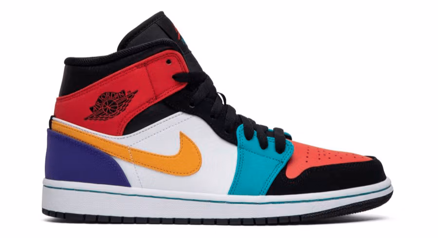 Jordan 1 Mid Bred Multi-Color - Image 4