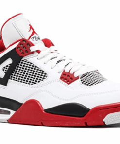 Alternative view of Jordan 4 Fire Red 2020