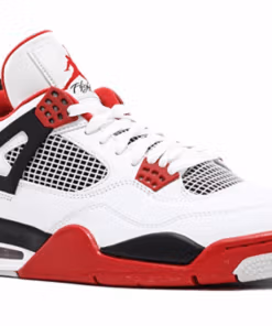 Alternative view of Jordan 4 Fire Red 2020