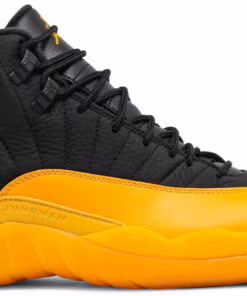 Alternative view of Jordan 12 Retro Black University Gold