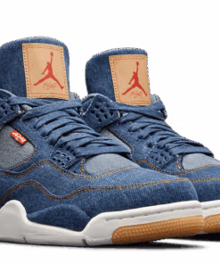Alternative view of Jordan 4 Retro Levi's Denim