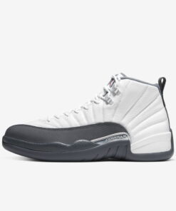 Alternative view of Jordan 12 Retro White Dark Grey