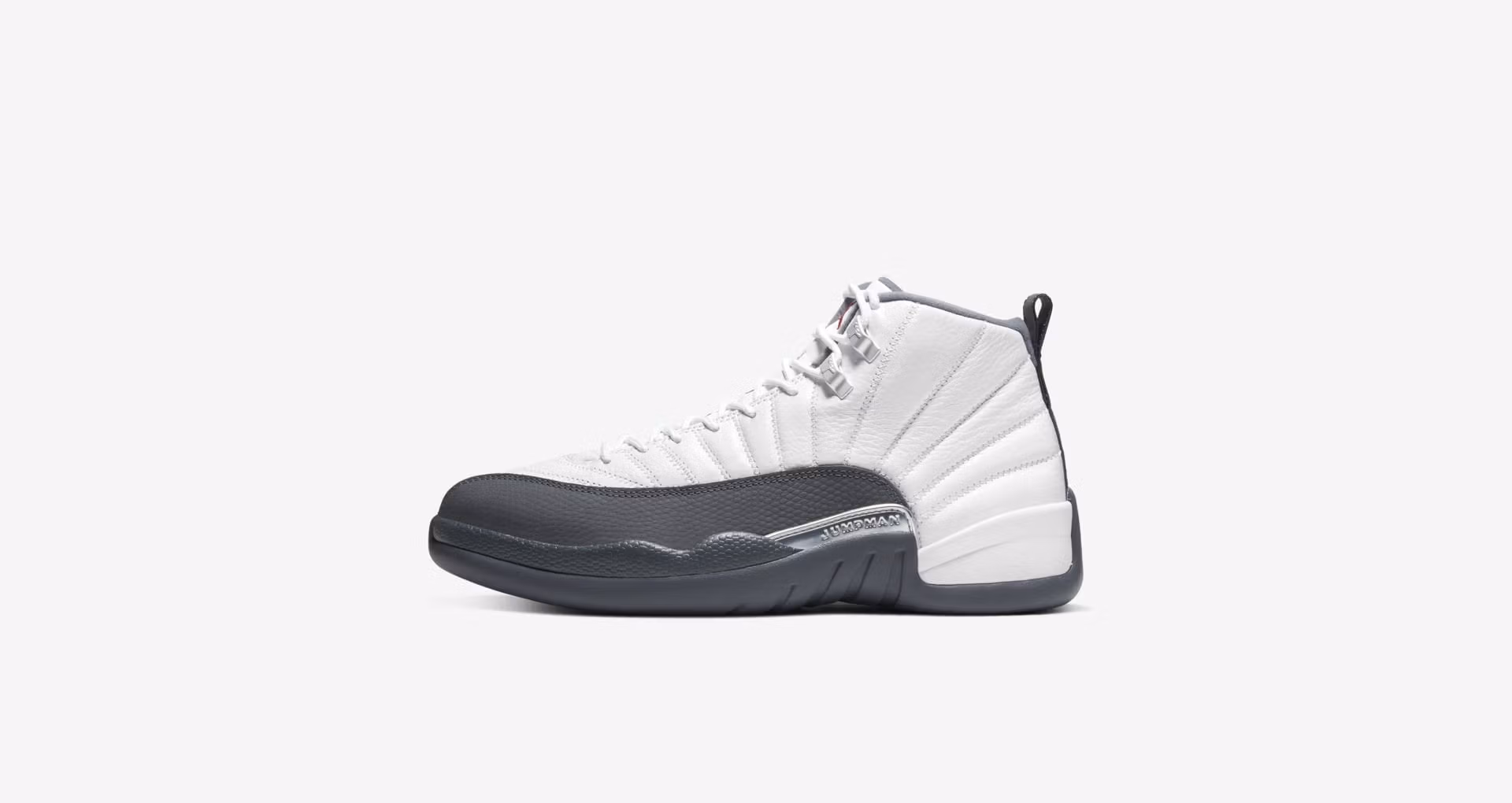Jordan 12 Retro White Dark Grey - Image 2