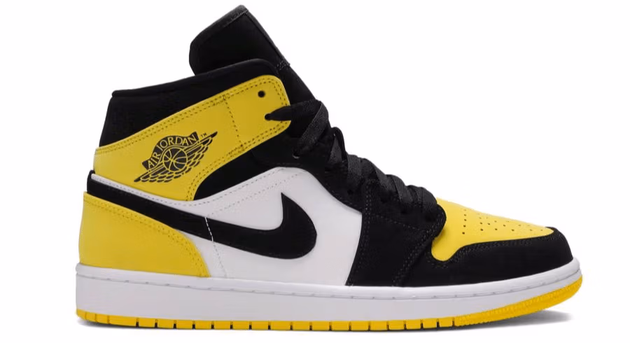 Jordan 1 Mid SE Yellow Toe - Image 4