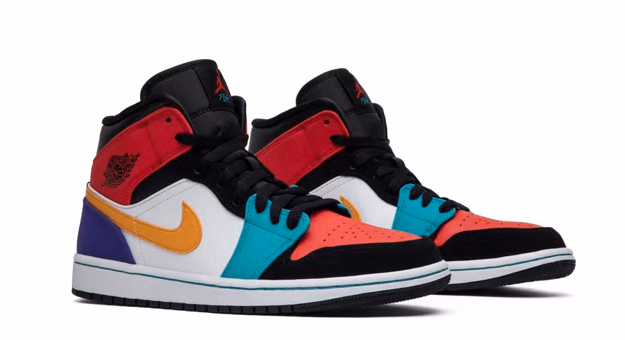 Jordan 1 Mid Bred Multi-Color