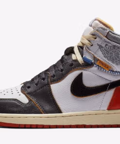 Alternative view of Jordan 1 Retro High Union Los Angeles Black Toe