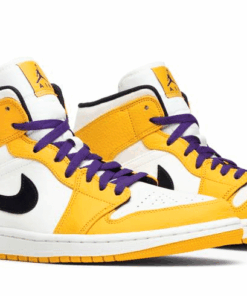 Jordan 1 Mid SE Lakers