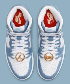 Alternative view of Jordan 1 Retro High OG Denim - W