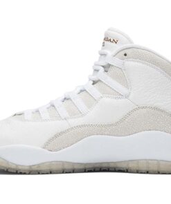 Alternative view of Jordan 10 Retro Drake OVO White