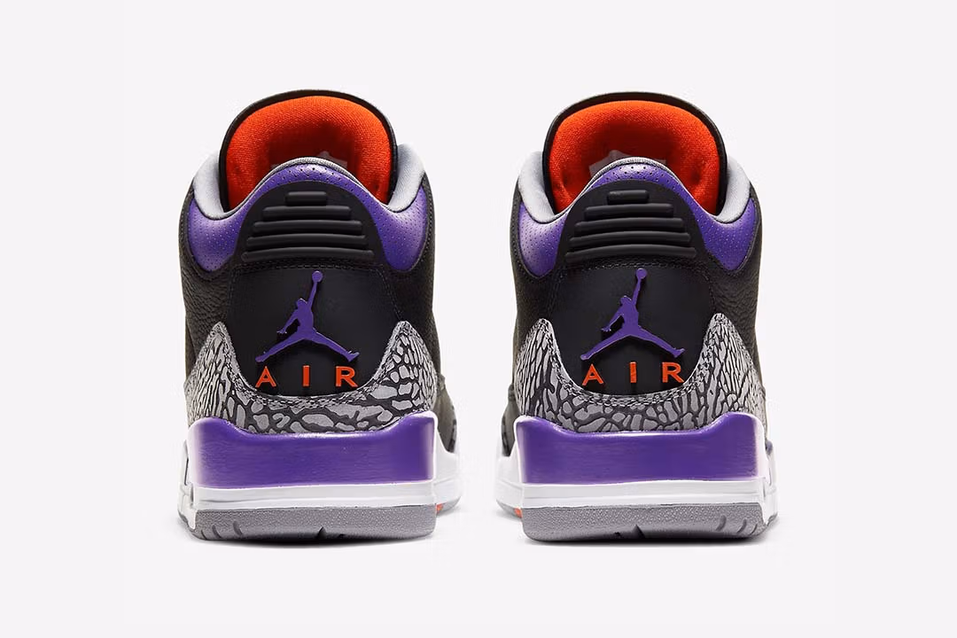 Jordan 3 Retro Black Court Purple - Image 4