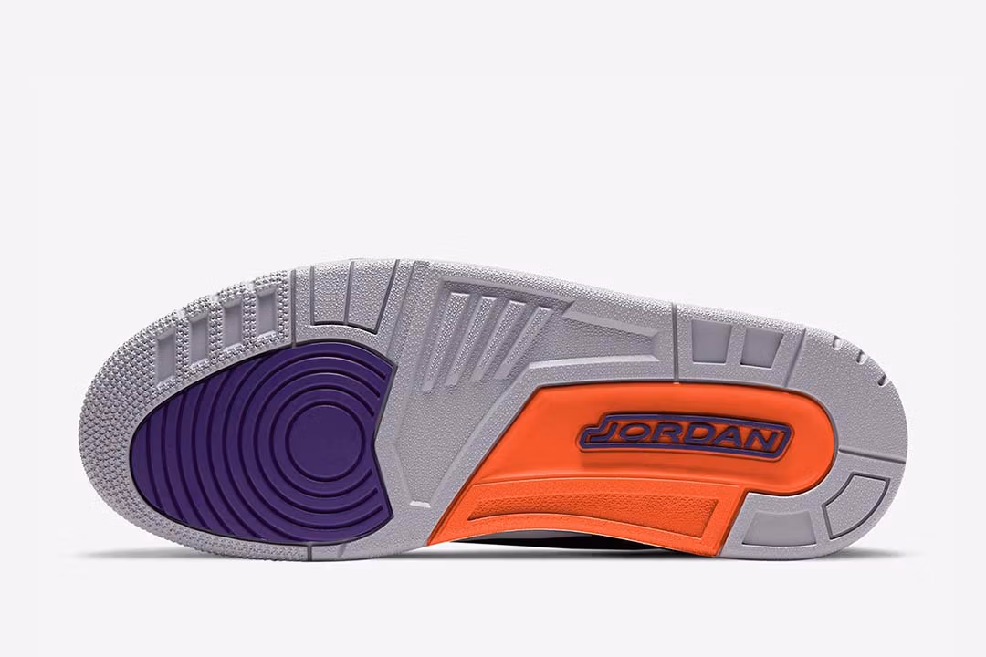 Jordan 3 Retro Black Court Purple - Image 5