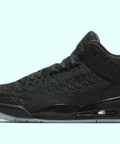 Alternative view of Jordan 3 Retro Flyknit Black