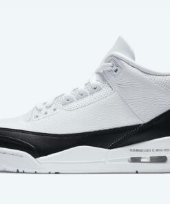 Alternative view of Jordan 3 Retro Fragment White Black