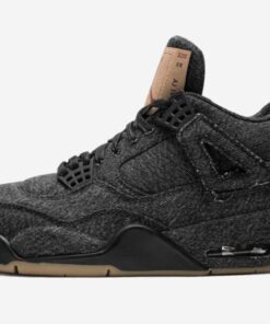Alternative view of Jordan 4 Retro Levi's Black