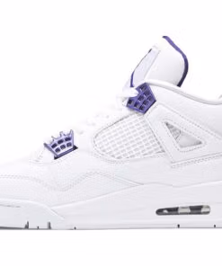 Alternative view of Jordan 4 Retro Metallic Purple