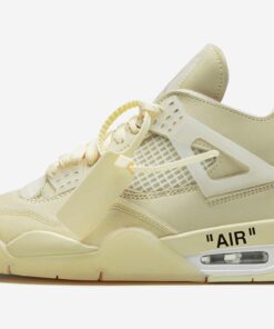 Alternative view of Jordan 4 Retro Off-White Sail - W