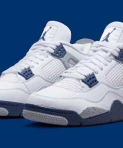 Jordan 4 Retro White Midnight Navy