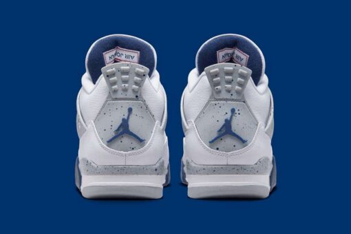 Jordan 4 Retro White Midnight Navy - Image 4