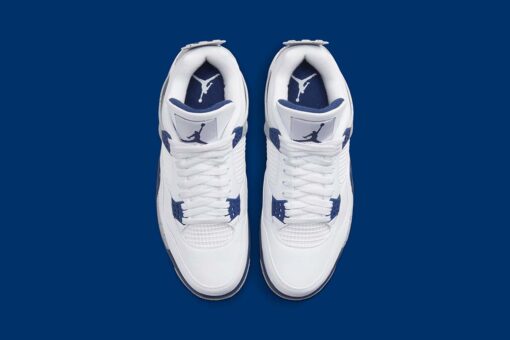 Jordan 4 Retro White Midnight Navy - Image 2