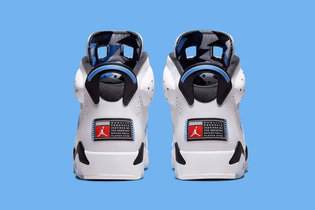 Jordan 6 Retro UNC White - Image 4