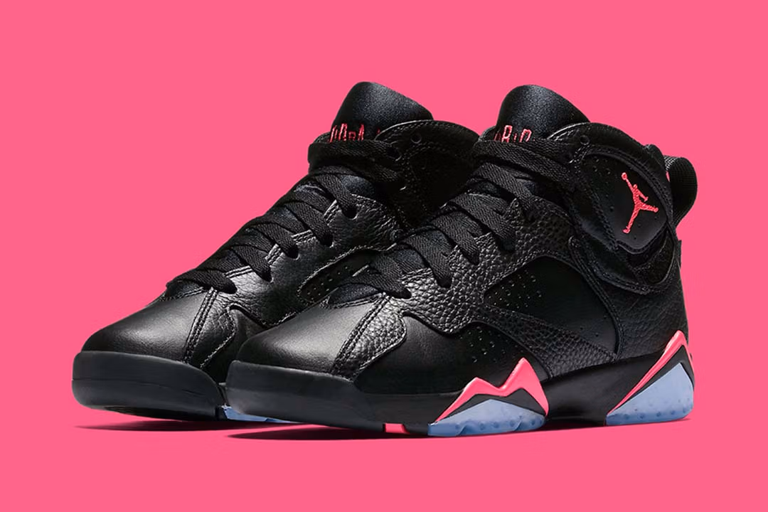 Jordan 7 Retro Black Hyper Pink - GS