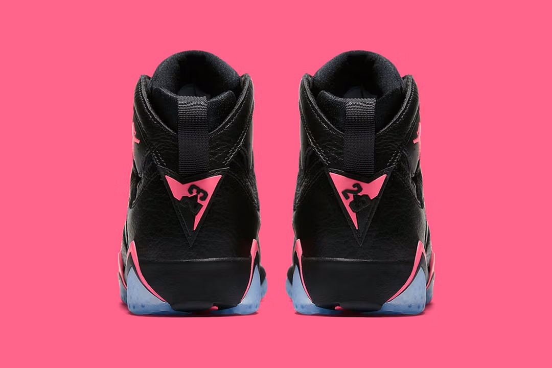Jordan 7 Retro Black Hyper Pink - GS - Image 4