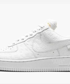 Alternative view of LV x Air Force 1 Low By Virgil Abloh White