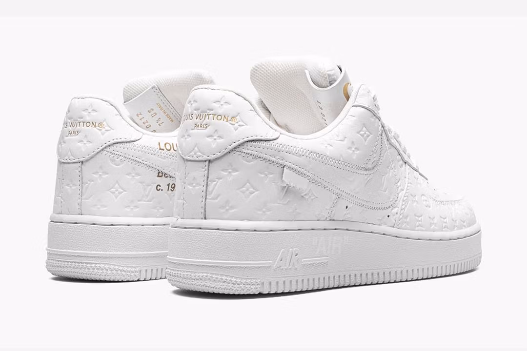 LV x Air Force 1 Low By Virgil Abloh White - Image 3