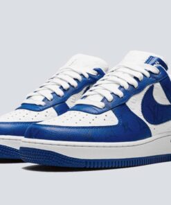 LV x Air Force 1 Low By Virgil Abloh White Royal
