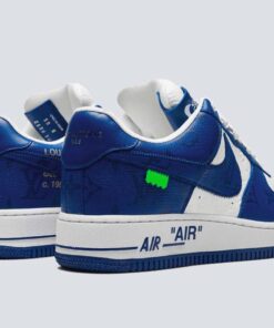 Alternative view of LV x Air Force 1 Low By Virgil Abloh White Royal