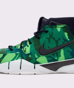 Alternative view of Nike Kobe 1 Protro Undefeated Green Camo - Silver Lake