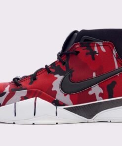 Alternative view of Nike Kobe 1 Protro Undefeated Red Camo - Santa Monica
