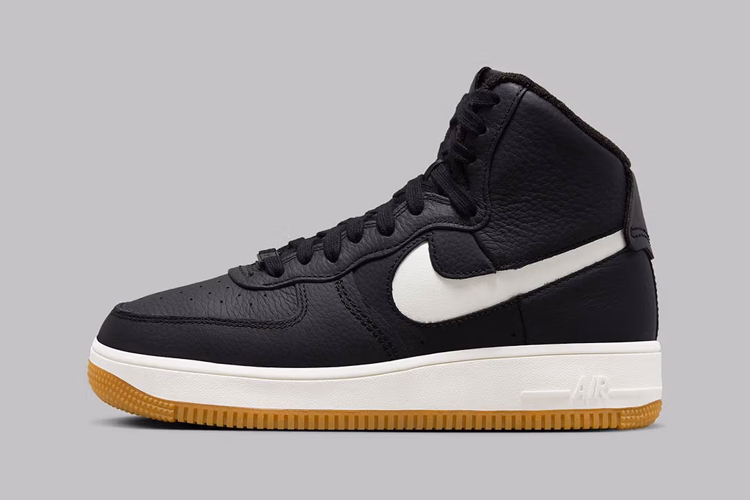 Nike Air Force 1 High Sculpt Black Sail Gum - W - Image 2