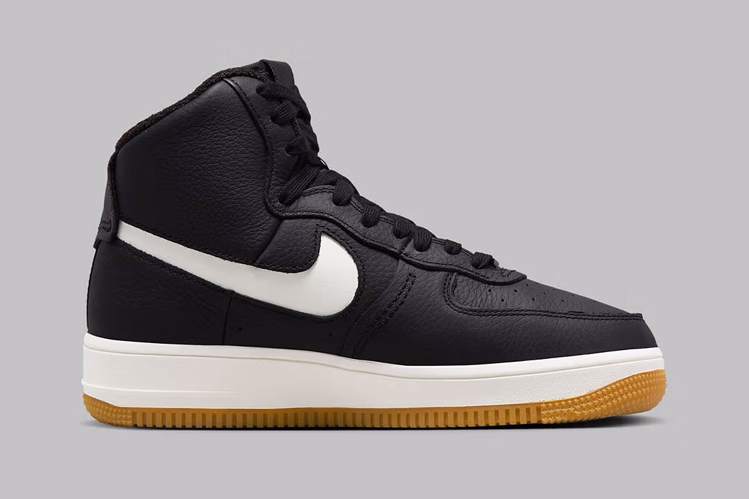 Nike Air Force 1 High Sculpt Black Sail Gum - W - Image 3