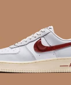 Alternative view of Nike Air Force 1 Low '07 SE Just Do It Photon Dust Team Red - W