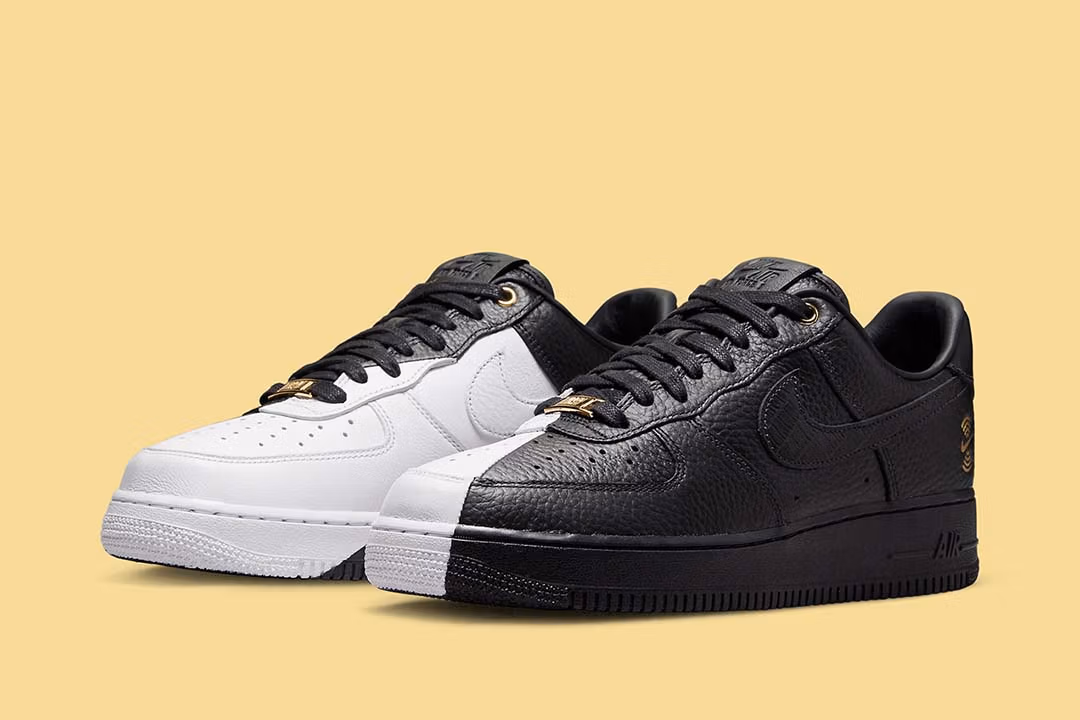 Nike Air Force 1 Low 40th Anniversary Edition Split Black White