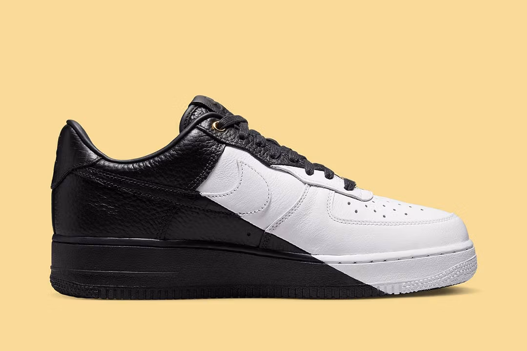 Nike Air Force 1 Low 40th Anniversary Edition Split Black White - Image 3