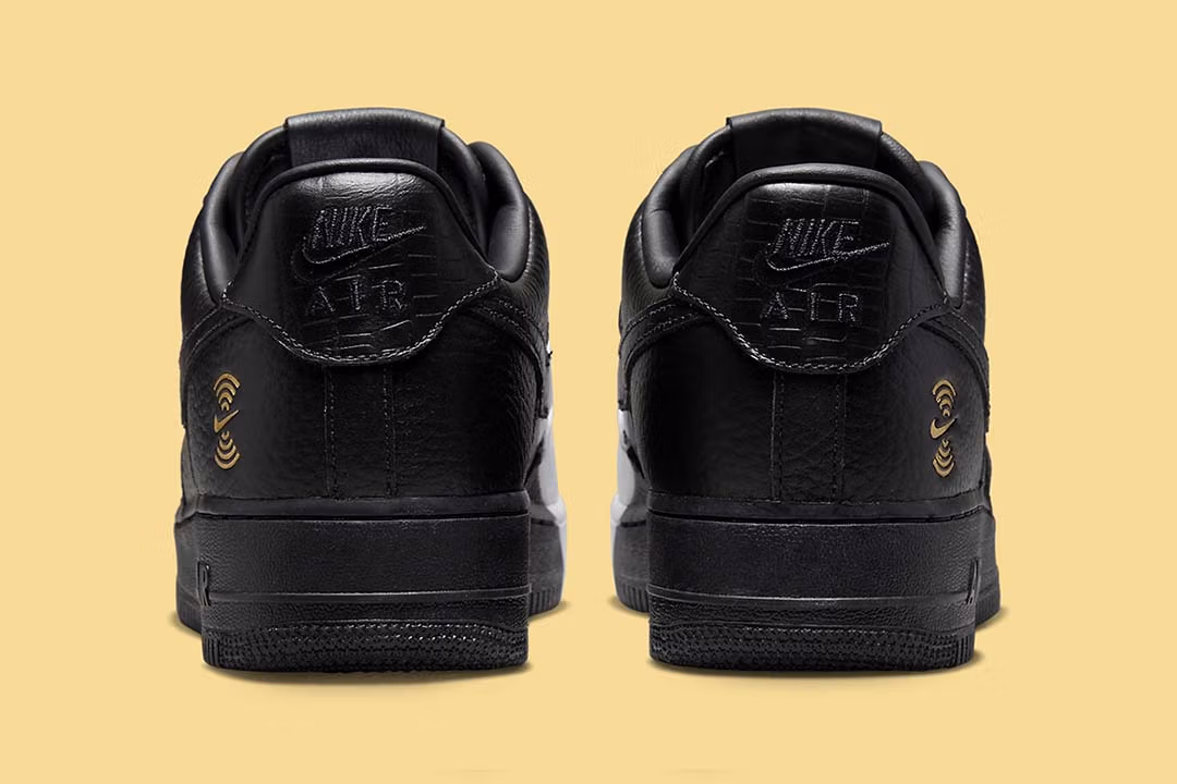 Nike Air Force 1 Low 40th Anniversary Edition Split Black White - Image 4