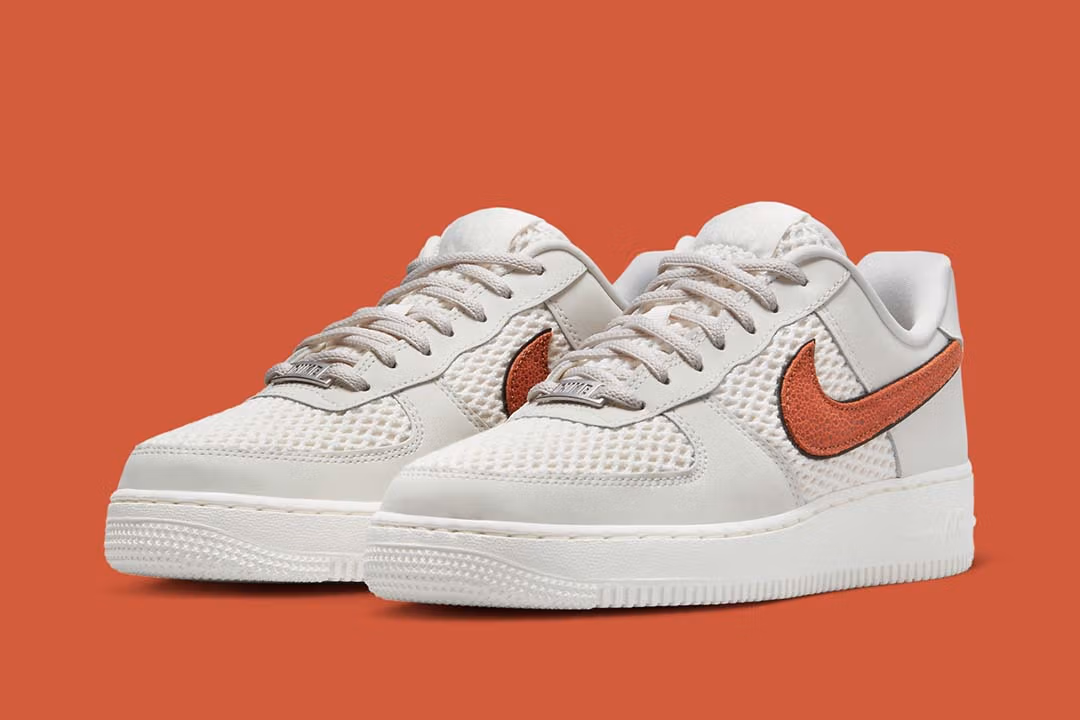 Nike Air Force 1 Low Basketball Leather Light Bone Sail - W