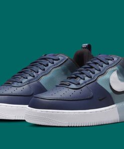 Nike Air Force 1 Low React Midnight Navy Teal