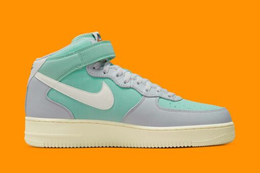 Nike Air Force 1 Mid '07 LX Grey Fog Enamel Green DQ8766-002