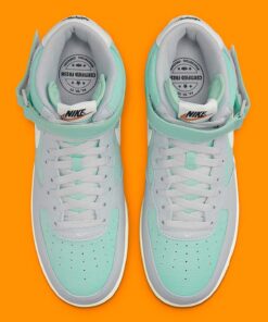 Nike Air Force 1 Mid '07 LX Grey Fog Enamel Green DQ8766-002
