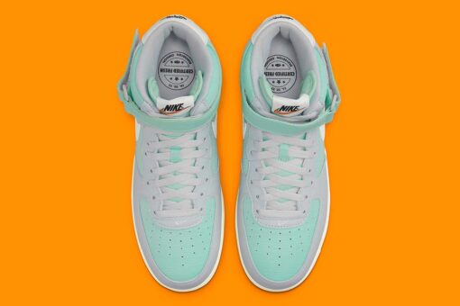 Nike Air Force 1 Mid '07 LX Grey Fog Enamel Green DQ8766-002