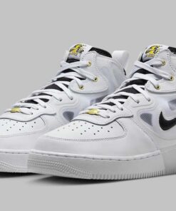 Nike Air Force 1 Mid React 40th Anniversary White Black