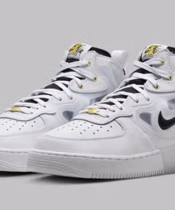 Nike Air Force 1 Mid React 40th Anniversary White Black