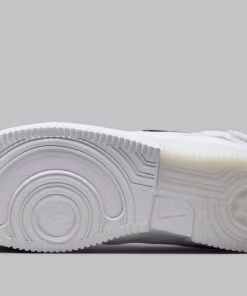 Nike Air Force 1 Mid React 40th Anniversary White Black - Image 5