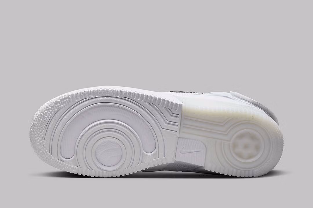 Nike Air Force 1 Mid React 40th Anniversary White Black - Image 5