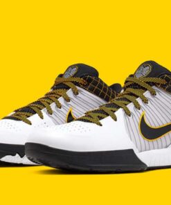 Nike Kobe 4 Protro White Black Del Sol