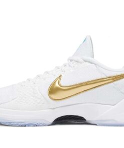 Alternative view of Nike Kobe 5 Protro Undefeated What If White